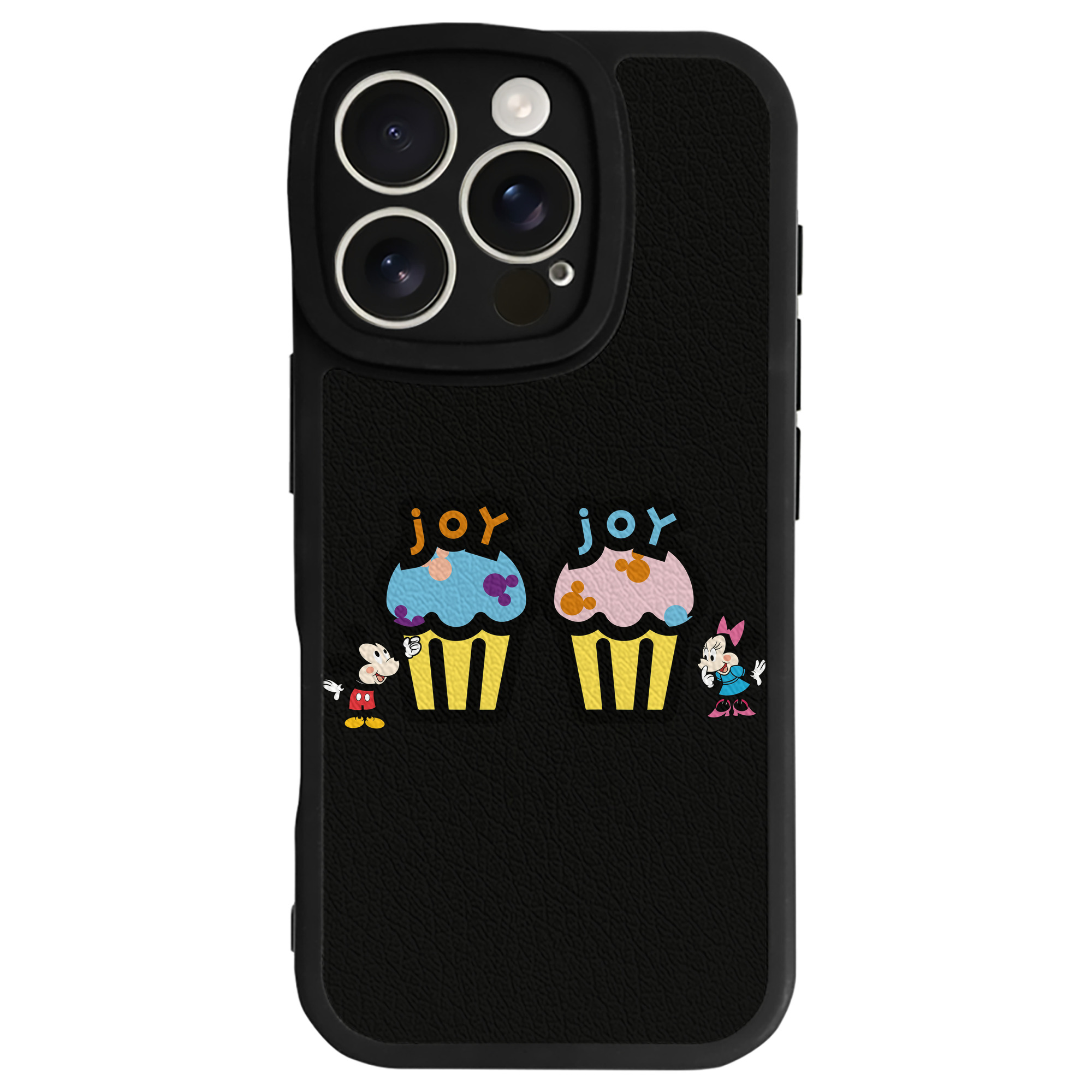 （画像用） ミッキーマウス Mickey Mouse 【iPhone 16シリーズ対応】シリコンスマホケース（レザー調） 材質：シリコン